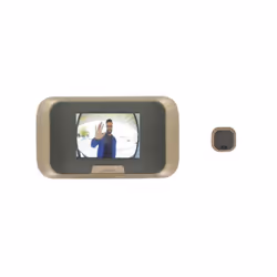 Présentation : Judas de porte numérique Eques R01 avec écran LCD 2.8" qui vous offre la possibilité de voir précisément qui s ...