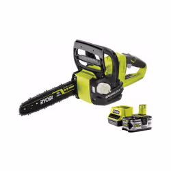 Présentation : Pack RYOBI tronçonneuse 18V One+ OCS1830 - 1 batterie 5.0Ah - 1 chargeur 2.0Ah RC18120-150 , une tronçonneuse ...