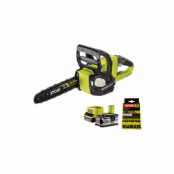 Présentation : Pack RYOBI Tronçonneuse 18V One+ OCS1830 - 1 batterie 5.0Ah - 1 chargeur 2.0Ah RC18120-150 - chaine 30cm RAC22 ...
