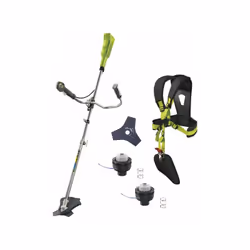 Description générale Pack RYOBI contenant une débroussailleuse 18V One+ OBC1820B et une tête complète simple fil diamètre 1,6 ...