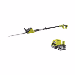 Description générale Pack RYOBI taille-haies 18V One+ OPT1845 - 1 batterie 18V One+ 4.0Ah - 1 chargeur rapide RC1820-140 , id ...