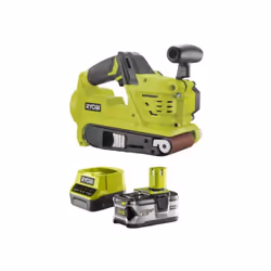 Présentation : Un pack RYOBI ponceuse à bande 75 mm 18V One+ R18BS-0 sera idéale pour les gros travaux de ponçage avec ses la ...