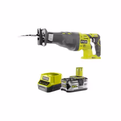 Présentation : Pack RYOBI Scie sabre 18V One+ R18RS-0 - 1 batterie 5.0Ah - 1 chargeur rapide 2.0Ah RC18120-150 , idéal pour r ...