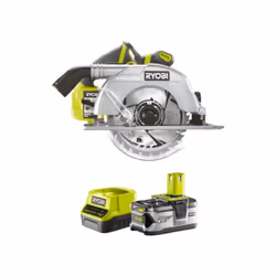 Présentation : Pack RYOBI Scie circulaire Brushless 18V One+ 60mm R18CS7-0 - 1 batterie 4.0Ah - 1 chargeur rapide 2.0Ah RC181 ...