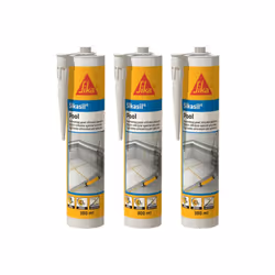 Présentation : Mastic silicone SIKA Sikasil Pool - Joint pour piscine transparent - 300ml est adapté pour les joints dans et  ...