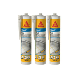 Lot de 3 mastic silicone SIKA Sikasil Pool - Joint pour piscine gris - 300ml