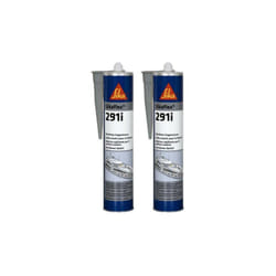 Sika - Lot de 2 colles mastic marine flex 291i - Gris - 300ml