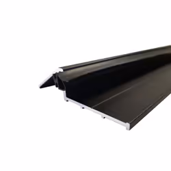 Seuil de porte 93 cm avec joint - anodisé noir