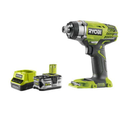 Ryobi - Pack Visseuse à choc 18V One+ R18ID3-0 - 1 batterie 5.0Ah - 1 chargeur rapide 2.0Ah RC18120-150