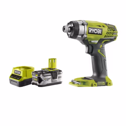 Présentation : Pack RYOBI Visseuse à choc 18V One+ R18ID3-0 - 1 batterie 4.0Ah - 1 chargeur rapide 2.0Ah RC18120-140 , avec u ...