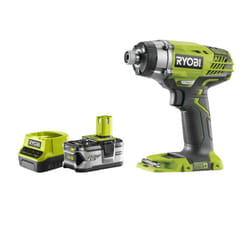 Ryobi - Pack Visseuse à choc 18V One+ R18ID3-0 - 1 batterie 4.0Ah - 1 chargeur rapide 2.0Ah RC18120-140
