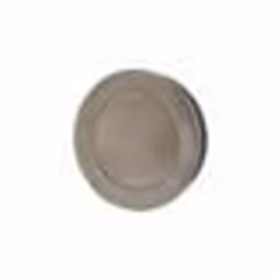 Poignées cuvettes ronde à encastrer - Avec platine poussoir - Diamètre 80 mm - Inox Brossé