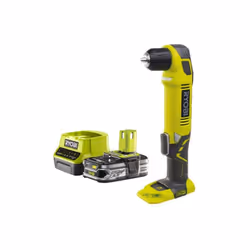 Présentation : Pack RYOBI Perceuse-visseuse d'angle 18V One+ RAD1801M - 1 Batterie 2.5Ah - 1 Chargeur rapide RC18120-125 , No ...