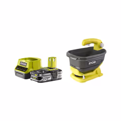 Présentation : Pack RYOBI Epandeur à main 18V One+ OSS1800 - 1 Batterie 2.5Ah - 1 Chargeur rapide RC18120-125 , ce pack compr ...