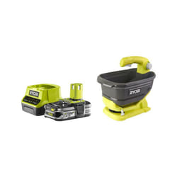 Ryobi - Pack Epandeur à main 18V One+ OSS1800 - 1 Batterie 2.5Ah - 1 Chargeur rapide RC18120-125