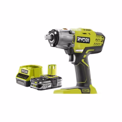 Présentation : Pack RYOBI Boulonneuse à chocs 18V One+ R18IW3-0 - 1 Batterie 2.5Ah - 1 Chargeur rapide RC18120-125 , Cette bo ...