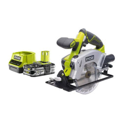 Ryobi - Pack Scie circulaire 18V One+ diamètre 150 mm RWSL1801M - 1 Batterie 2.5Ah - 1 Chargeur rapide RC18120-125