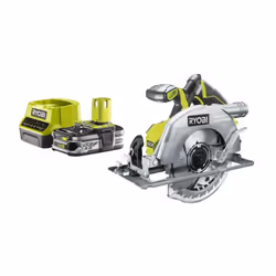 Présentation : Pack RYOBI Scie circulaire brushless 18V One+ 60mm - 1 Batterie 2.5Ah - 1 Chargeur rapide RC18120-125 , idéal  ...