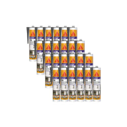Sika - Lot de 24 mastic silicone Seal 110 Menuiserie & Vitrage - Anthracite - 300ml