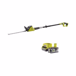 Description générale Pack RYOBI taille-haies 18V One+ OPT1845 - 1 batterie 5.0Ah - 1 chargeur rapide 2.0Ah RC18120-150 , parf ...