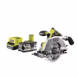 Pack RYOBI Scie circulaire 18V One+ R18CS-0 - 1 batterie 5.0Ah - 1 chargeur rapide 2.0Ah RC18120-150