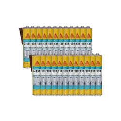 Lot de 24 mastic-colle à prise rapide Sika Sika flex g 139 - Marron - 300ml