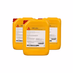 Présentation : Lot de 3 colles de reprise pour mortiers et bétons - SIKA SiderLatex - Blanc laiteux - 5L , cette emulsion de ...