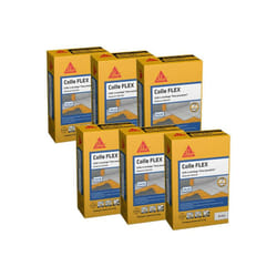 Lot de 6 colles à carrelage Sika Sika Ceram 200 Flex - Blanc - 2,5 kg