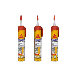 Sika - Lot de 3 mastics colle multi-usages flex 11 fc Purform - sans pistolet - Blanc - 260 g