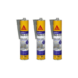 Sika - Lot de 3 mastics colle flex pro 11 fc Purform - Gris béton - 300ml