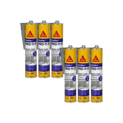 Sika - Lot de 6 mastics colle flex pro 11 fc Purform - Gris béton - 300ml