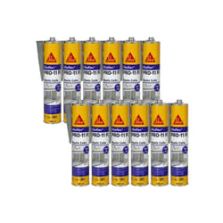 Lot de 12 mastics colle SIKA Sikaflex PRO 11 FC Purform - Gris béton - 300ml