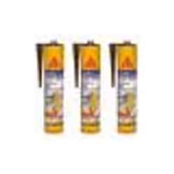 Lot de 3 mastics colle multi-usages SIKA Sikaflex 11 FC Purform - Marron - 300 ml