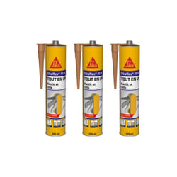 Sika - Lot de 3 mastics colles multi-usages flex 11 fc Purform - Beige - 300 ml