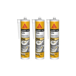 Sika - Lot de 3 mastics colles Auto flex 149 - Blanc - 300 ml