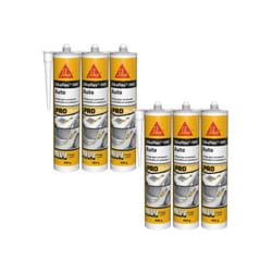 Sika - Lot de 6 mastics colles Auto flex 149 - Blanc - 300 ml