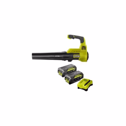 Présentation : Ce Pack RYOBI Souffleur 36V Max Power RY36BLA-140 - 2 Batteries 4.0Ah - 1 Chargeur rapide , offre un souffleur ...