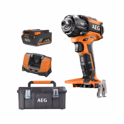 P résentation : Pack AEG 18V - Visseuse à chocs oléopneumatique Brushless - Batterie 4.0 Ah - Chargeur - Caisse de rangement  ...