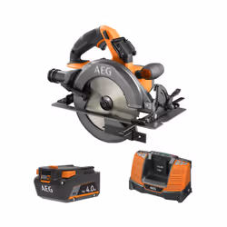 P résentation : Pack AEG 18V - Scie circulaire Brushless 190 mm - Batterie 4.0 Ah - Chargeur , cette scie circulaire prête à  ...