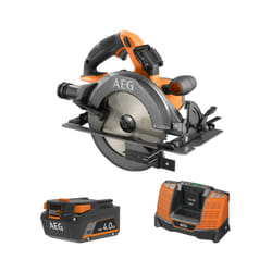 Pack AEG 18V - Scie circulaire Brushless 190 mm - Batterie 4.0 Ah - Chargeur