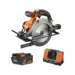 Pack AEG 18V - Scie circulaire 165mm - Batterie 4.0 Ah - Chargeur