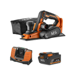 AEG - Pack 18V - Rabot Brushless 82mm - Batterie 4.0 Ah - Chargeur