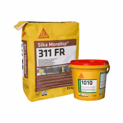 Présentation : Pack Mortier et Réparation SIKA - SikaMonoTop 1010 3,2kg - SikaMonotop 311FR 25kg , pour réaliser des travaux  ...