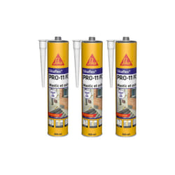 Sika - Lot de 3 mastics colles flex pro 11 fc Purform - Blanc - 300ml