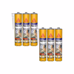 Présentation : Ce lot de 6 mastics colles Sikaflex PRO 11 FC Purform est idéal pour les travaux de collage, de jointoiement e ...