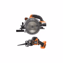 Présentation : Le pack AEG Scie circulaire - Scie Sabre - 18 V - Subcompact - Brushless combine deux scies qui vous permettro ...