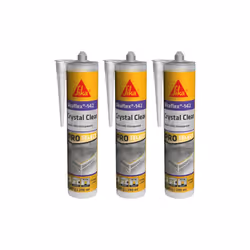 Présentation : Ce lot de 3 colles mastic SIKA Sikaflex-142 Crystal clear est idéal pour coller des éléments sur la plupart de ...