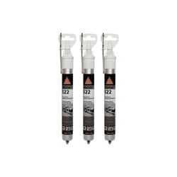Lot de 3 colles mastic SIKA Sikaflex 522 Caravan - Blanc - 100ml