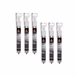 Lot de 6 colles mastic SIKA Sikaflex 522 Caravan - Blanc - 100ml