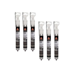 Lot de 6 colles mastic SIKA Sikaflex 522 Caravan - Blanc - 100ml